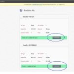 Στη συνέχεια επιλέξτε έναν από τους δύο τύπους διαφημίσεων που προσφέρουμε πατώντας αντίστοιχα την επιλογή  PURCHASE όπως δείχνει η εικόνα.