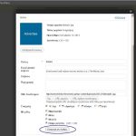 Όταν ολοκληρωθεί το ανέβασμα της εικόνας σας πατήστε την επιλογή Εισαγωγή στο Άρθρο.