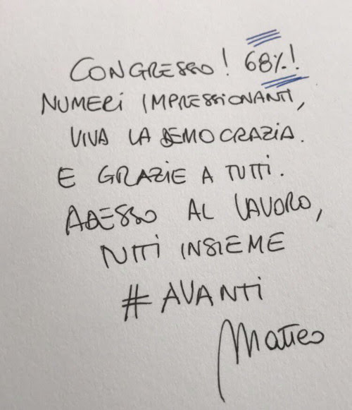 l PD è un partito democratico. Nel nome. E nei fatti. Decidono gli iscritti nel congresso