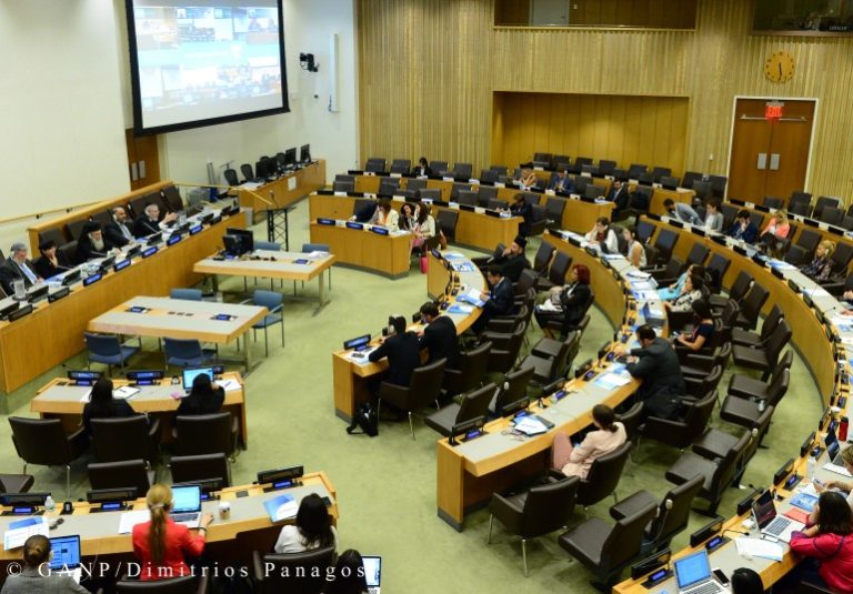 Ομιλία του Πατριάρχη Ιεροσολύμων Θεόφιλου στα Ηνωμένα Έθνη.-