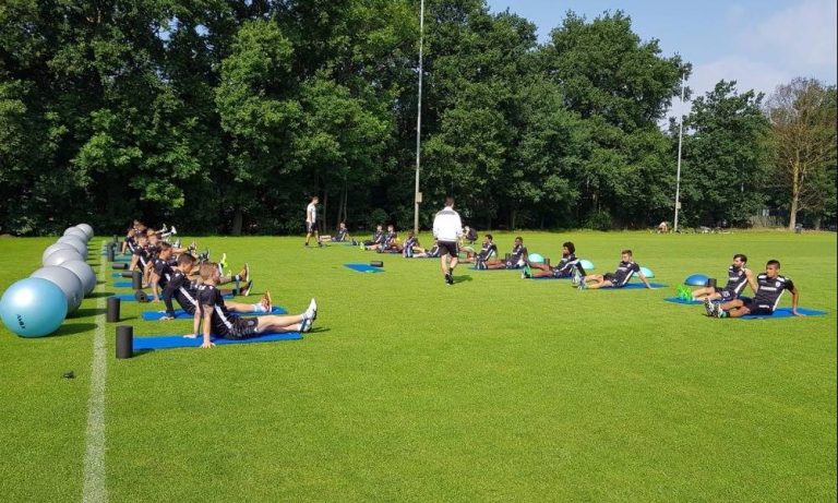 η προπόνηση του ΠΑΟΚ.