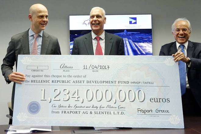 Νταβατζής  του δημοσίου  η FRAPORT AG – Μας περνούν για αμερικανάκια.