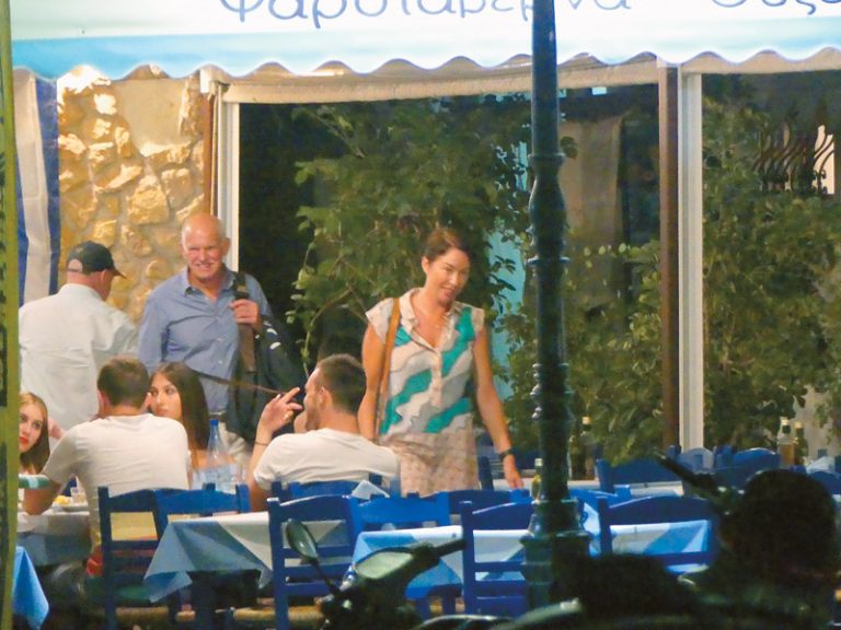 Γιώργος Παπανδρέου, παρέα με την 51χρονη σύντροφό του Γουέντι Κόνελι -γυμνάστρια