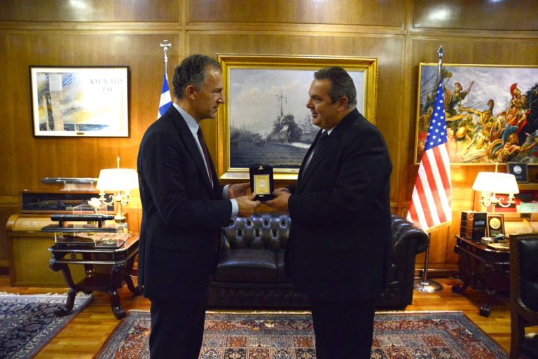 Συνάντηση ΥΕΘΑ Πάνου Καμμένου με τον Βοηθό Υπουργό Εξωτερικών των ΗΠΑ Jonathan Cohen