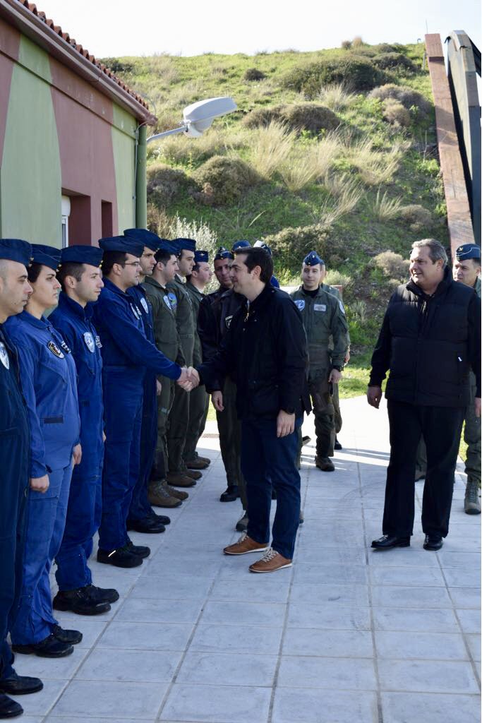 Αλέξης Τσίπρας Με την ευκαιρία της παρουσίας μου στο νησί της Σκύρου, επισκέφτηκα σήμερα τον Υπουργό Εθνικής Άμυνας στην 135