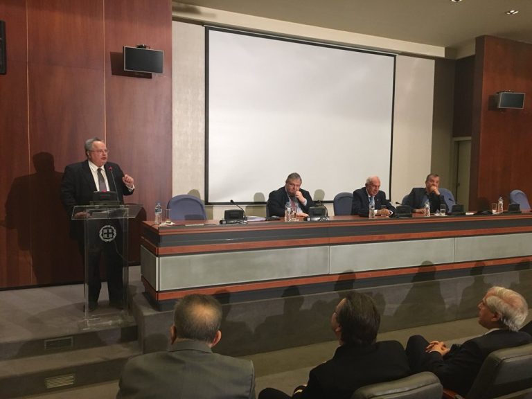 Ομιλία Υπουργού Εξωτερικών, Νίκου Κοτζιά, στην εκδήλωση παρουσίασης του βιβλίου του Ν.Ι. Μέρτζου «Το Μακεδονικό» (ΥΠΕΞ, 27.03.2018)