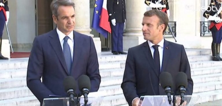Ελλάδα και Κύπρο έναντι της τουρκικής προκλητικότητας στην κυπριακή ΑΟΖ εξέφρασε ο Γάλλος πρόεδρος Εμμάνουελ Μακρόν